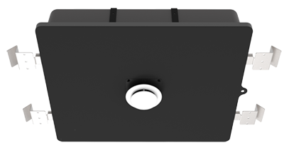 Strategically Hidden Speaker (SHS) with clean room cover in white background